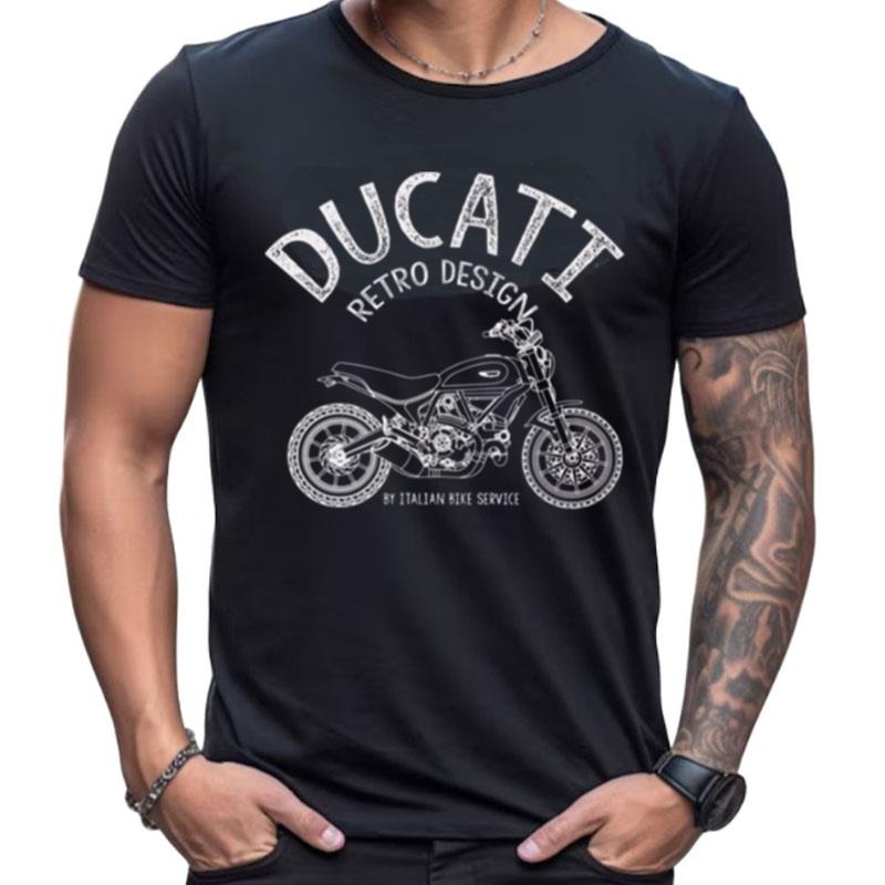 Ducati Scrambler Retro Design Shirts For Women Men