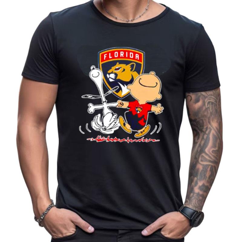 Florida Panthers Snoopy And Charlie Brown Dancing Shirts For Women Men