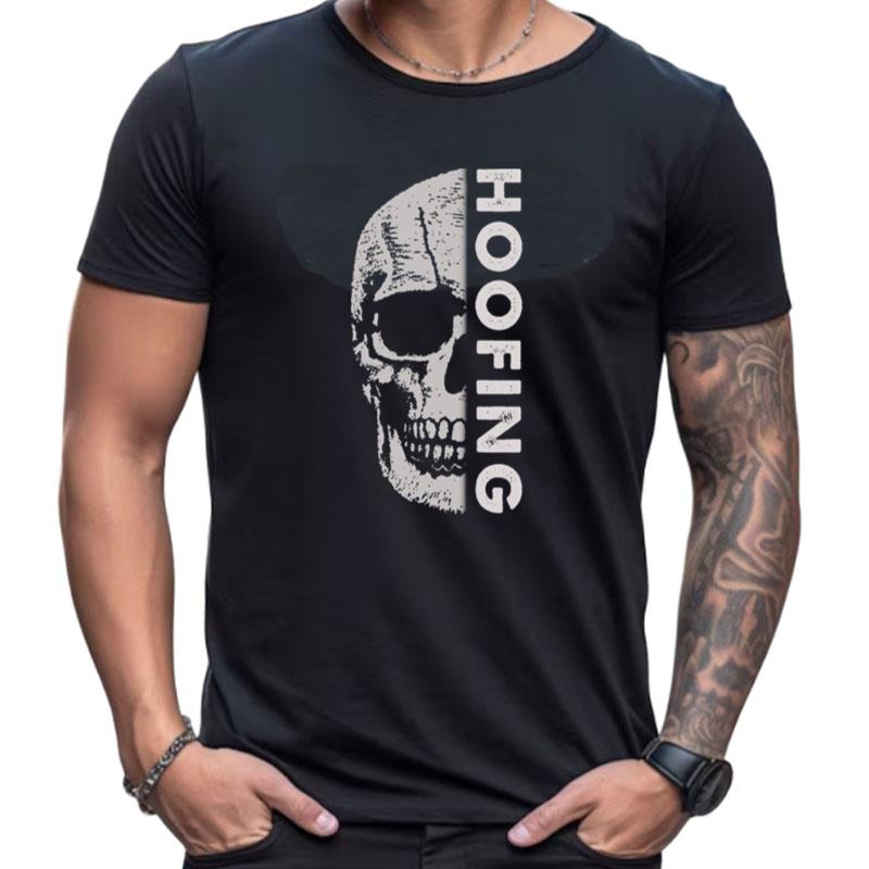 Half Of Skull Hoofing Shirts For Women Men