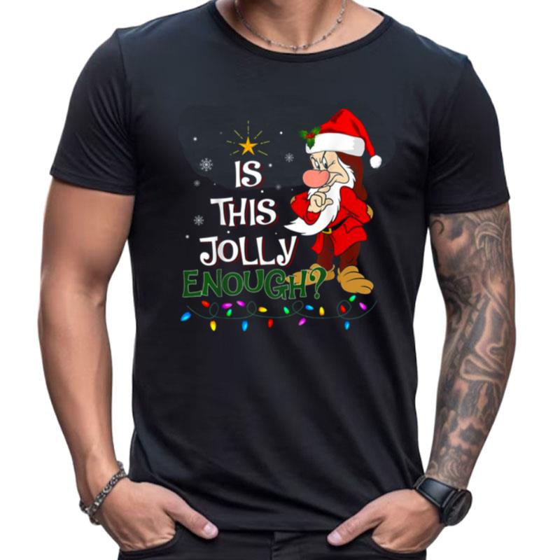 Is This Jolly Enough Noel Grumpy Elf Merry Christmas Shirts For Women Men