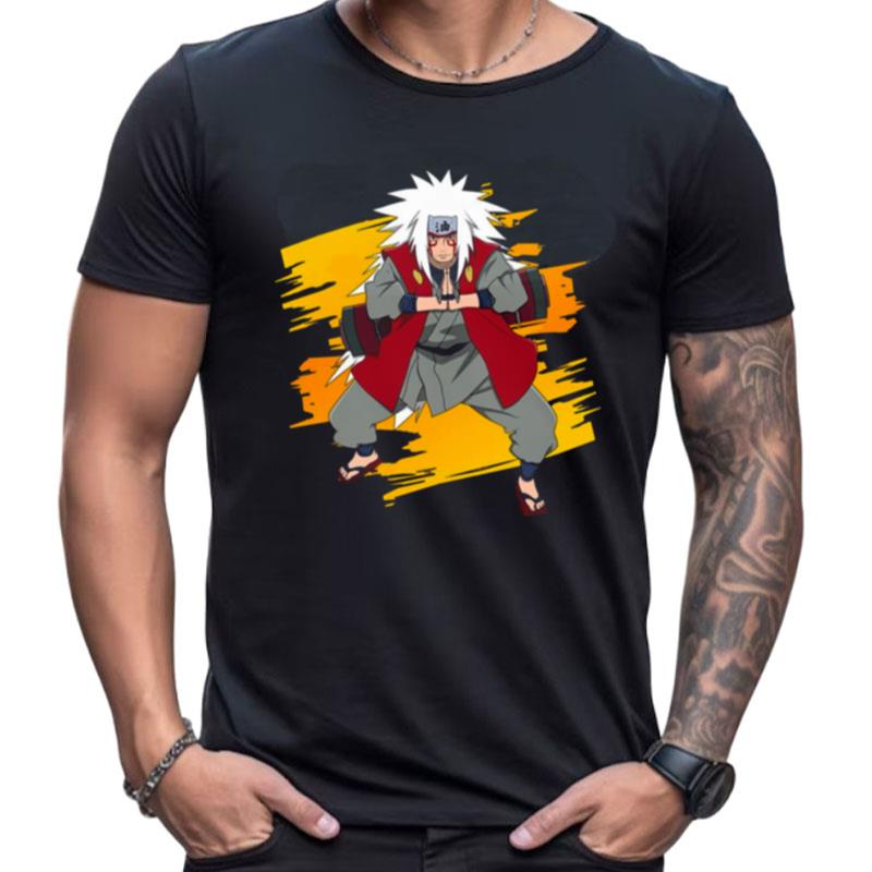 Jiraiya Yellow Graphic Naruto Shippuden Shirts For Women Men