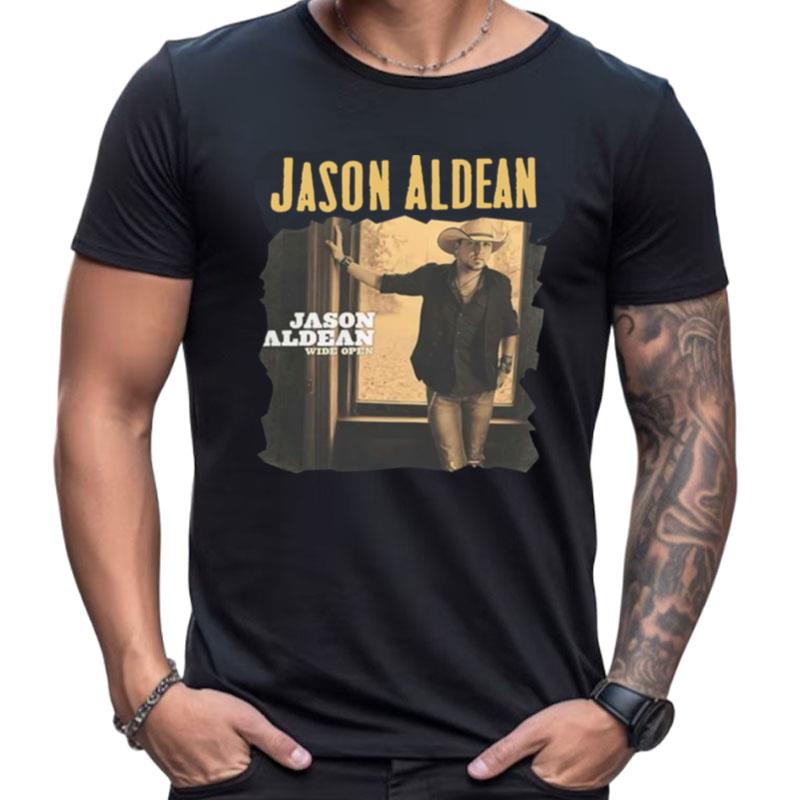 Johnha Jason Aldean Wide Open Sexy Exposed Navel Shirts For Women Men