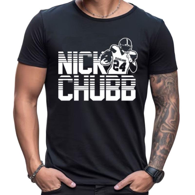 Nick Chubb Cleveland No 24 Shirts For Women Men