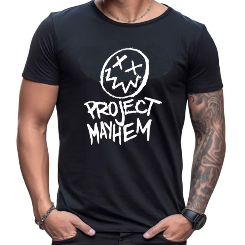 Project Mayhem White Fight Club Tyler Durden Shirts For Women Men