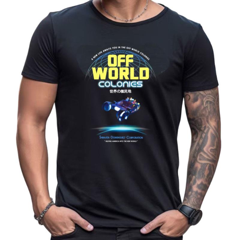 Retro Blade Runner Off World Spinner Shirts For Women Men