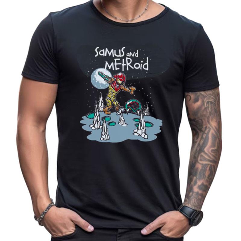 Samus And Metroid From Super Metroid Shirts For Women Men