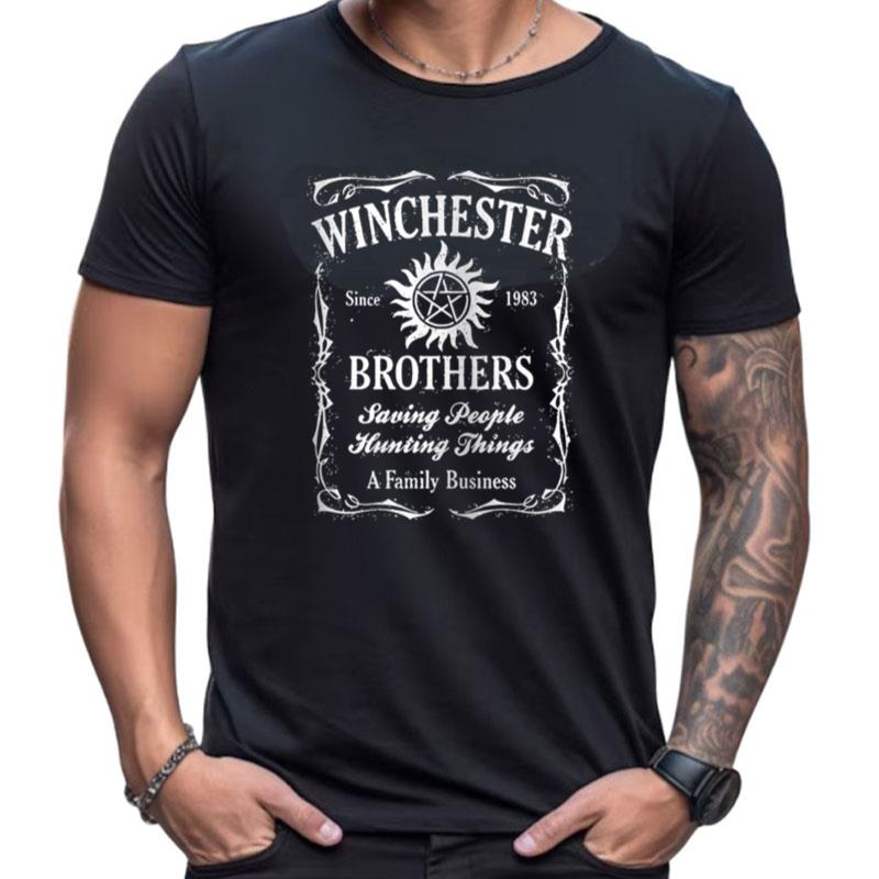 Winchester Brothers Tv Series Inspired 90's Graphic Vintage Supernatural Winchester Family Shirts For Women Men