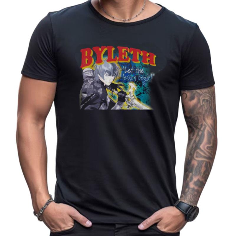 Byleth Let's The Lesson Begin Crest Of Flames Smash Bros Vintage Shirts For Women Men