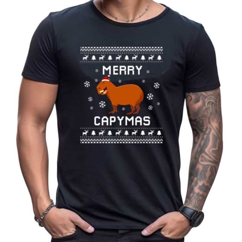 Capybara Christmas Capybara Inu Shirts For Women Men