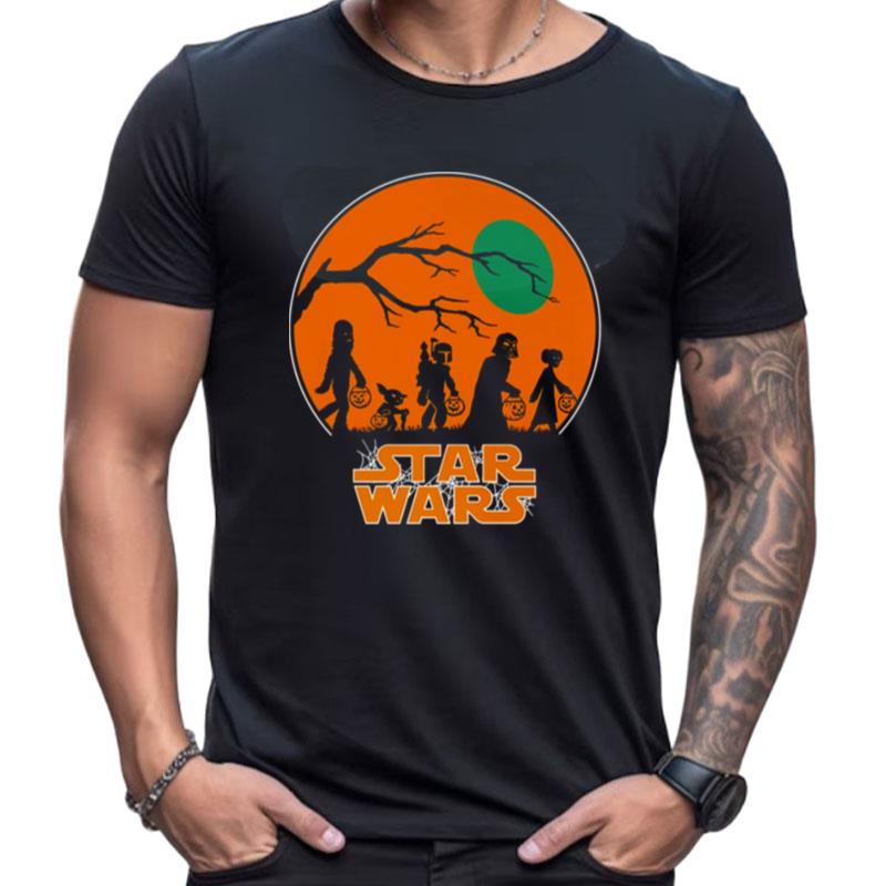 Characters Star Wars Trick Or Treat Halloween Shirts For Women Men
