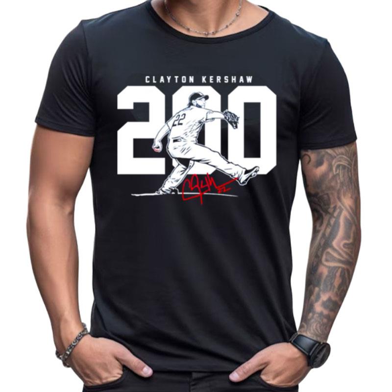 Clayton Kershaw 200 Signature Shirts For Women Men