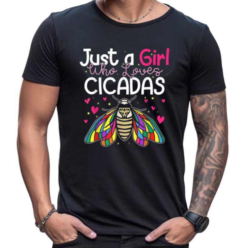 Girl Loves Cicadas Cicida Insect Entomology Shirts For Women Men