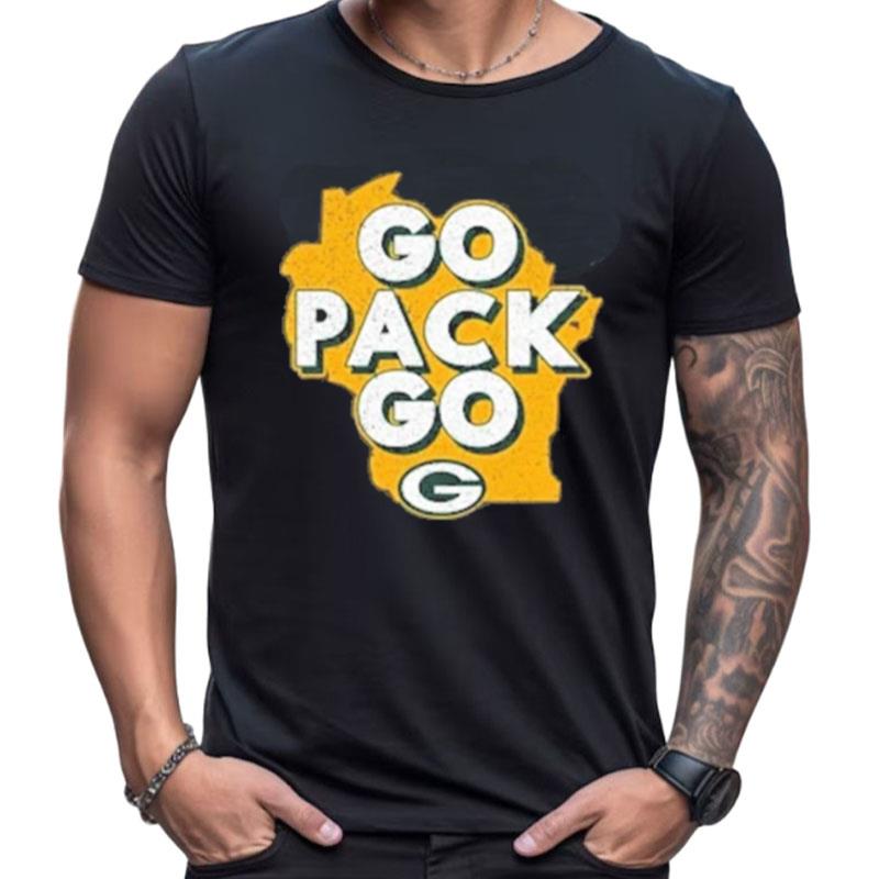 Go Pack Go Green Bay Packers Fanatics Branded Passing Touchdown Shirts For Women Men