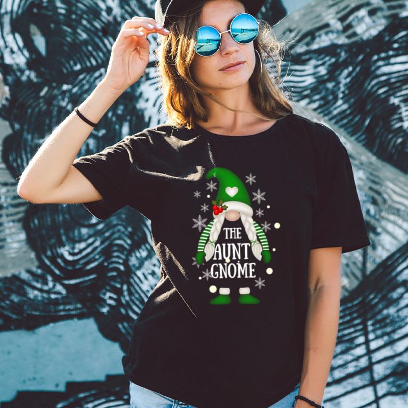 Green Gnome Design The Aunt Gnome Shirts For Women Men