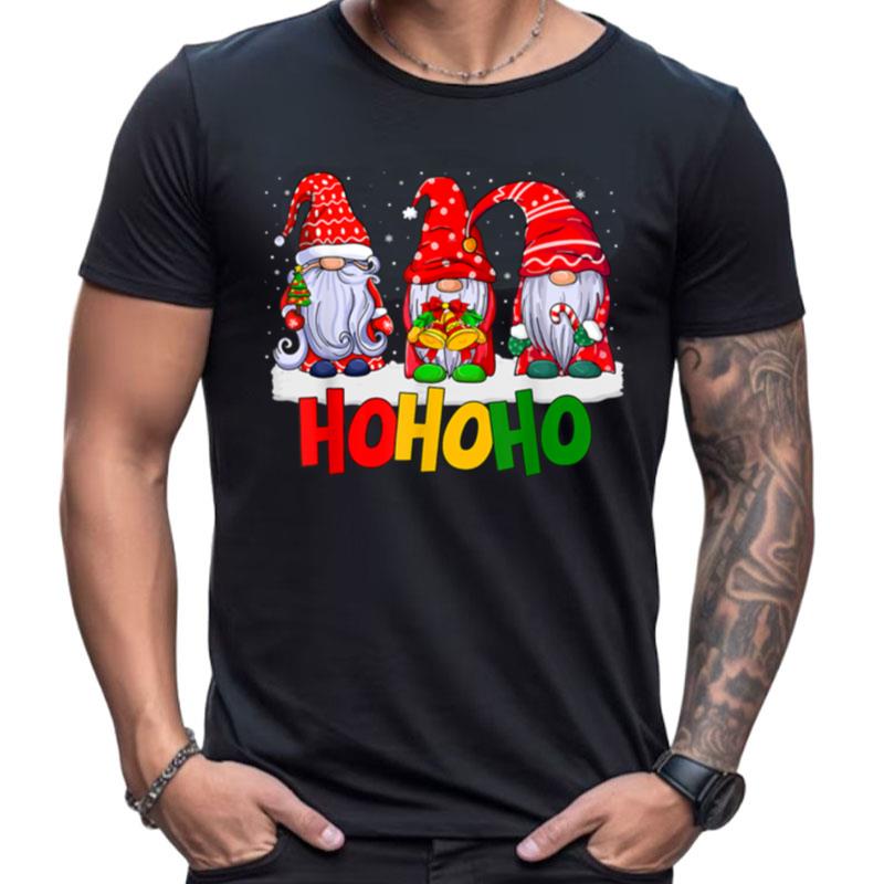 Ho Ho Ho Christmas Gnome Merry Christmas Shirts For Women Men
