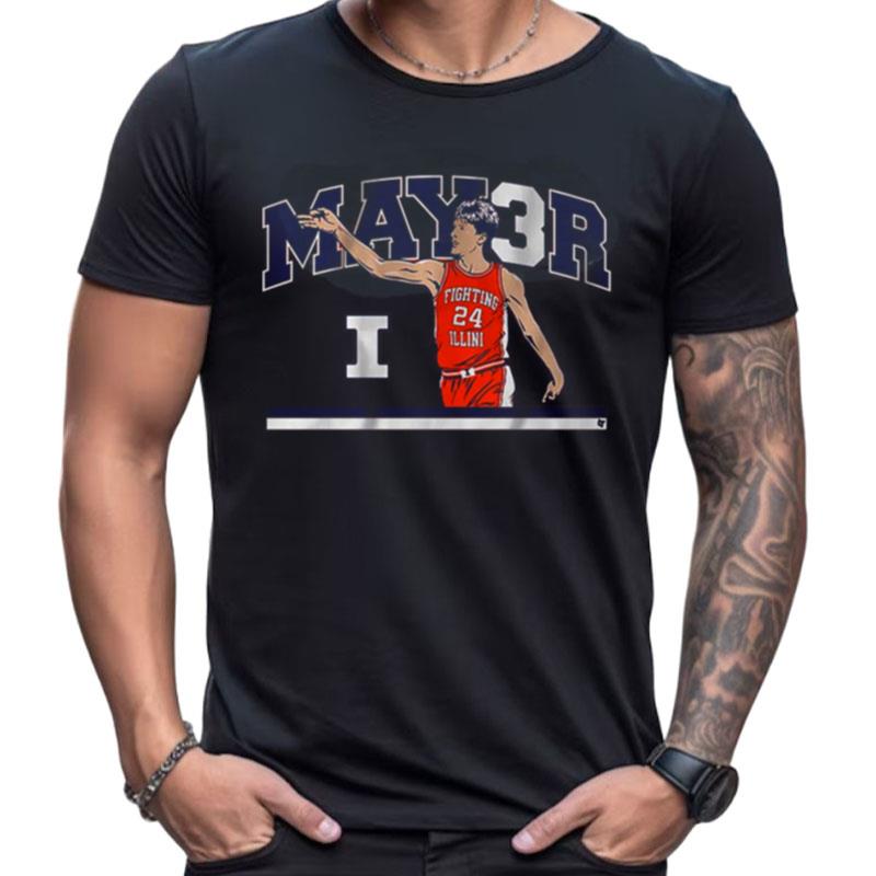 Illinois Basketball Matthew Mayer May3R Nil Shirts For Women Men