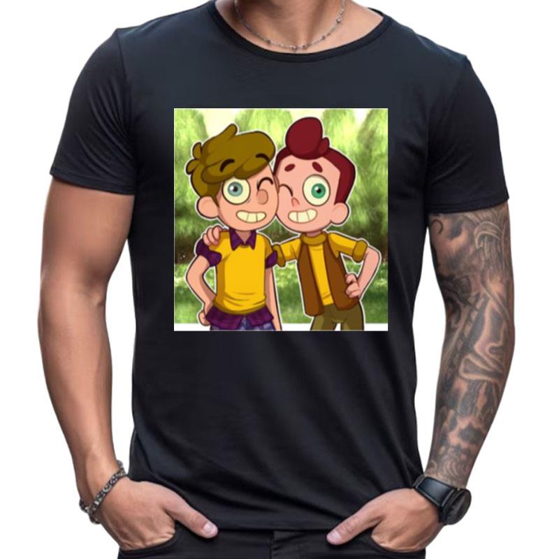 Jasper And Davey Taking Picture Camp Shirts For Women Men