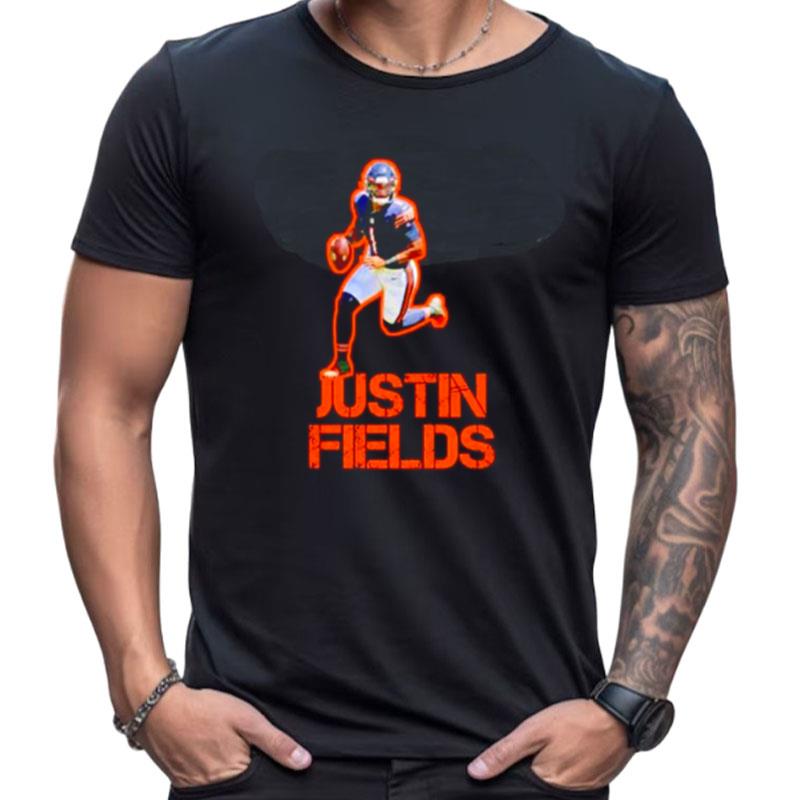 Justin Fields Chicago Bears Running Shirts For Women Men