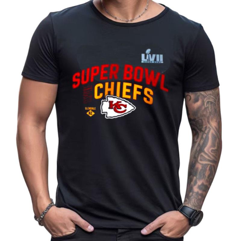 Kansas City Chiefs Nike Super Bowl Lvii Team Logo Lockup Shirts For Women Men