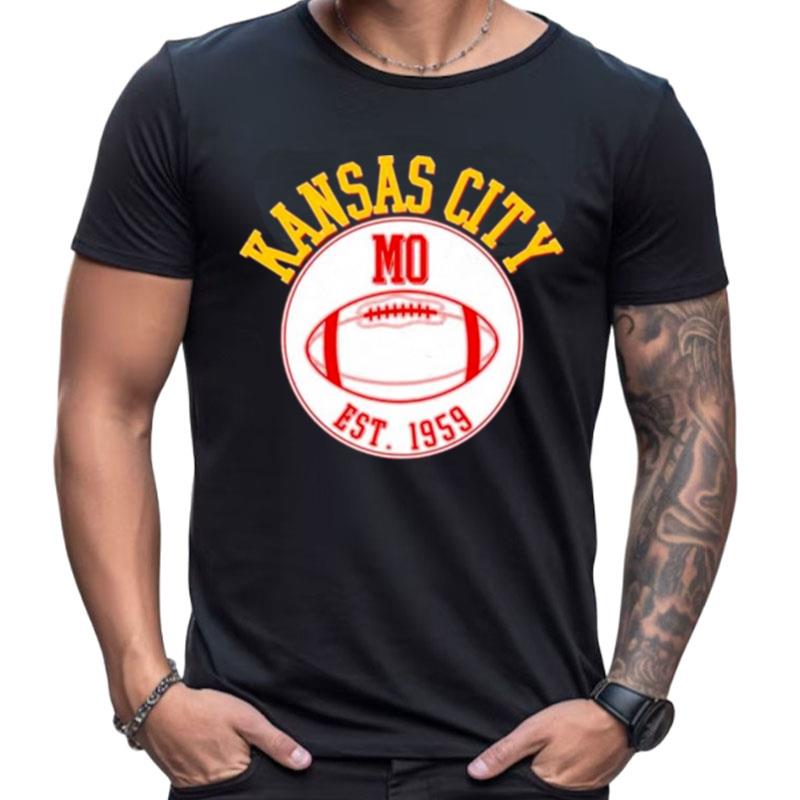 Kansas City Mo Kc Football Est 1959 Emblem Shirts For Women Men