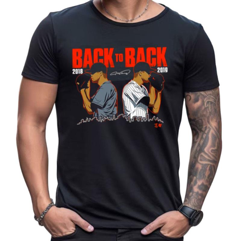 Licensed Jacob Degrom Degrom Back To Back Shirts For Women Men