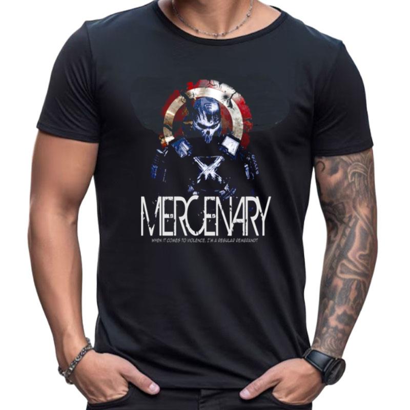 Mercenary Marvel Captain America Shield Shirts For Women Men