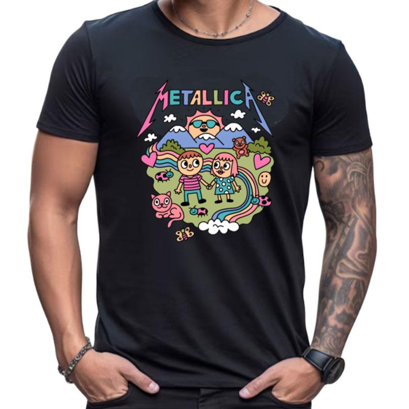 Metallica Cartoon Shirts For Women Men