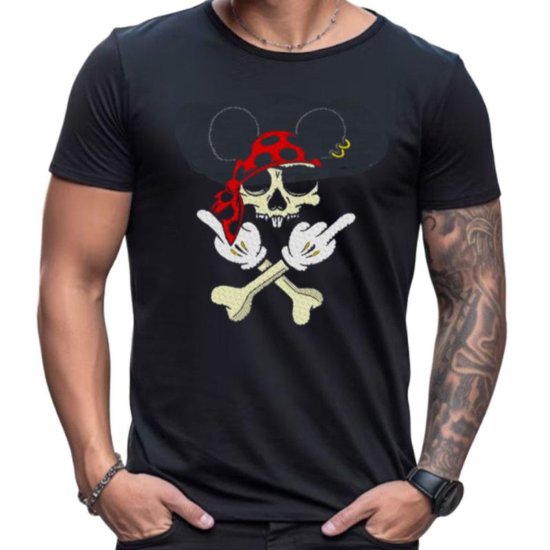 Mickey Middle Finger The Legend Of Black Ears Shirts For Women Men
