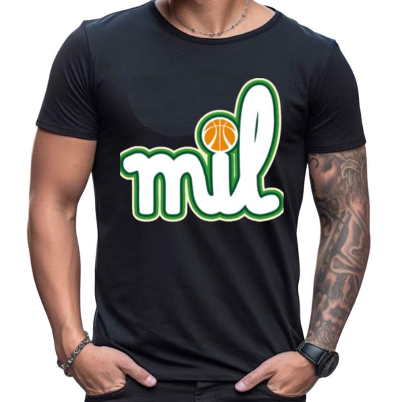 Mil Ilwaukee Retro Milwaukee Bucks Basketball Shirts For Women Men