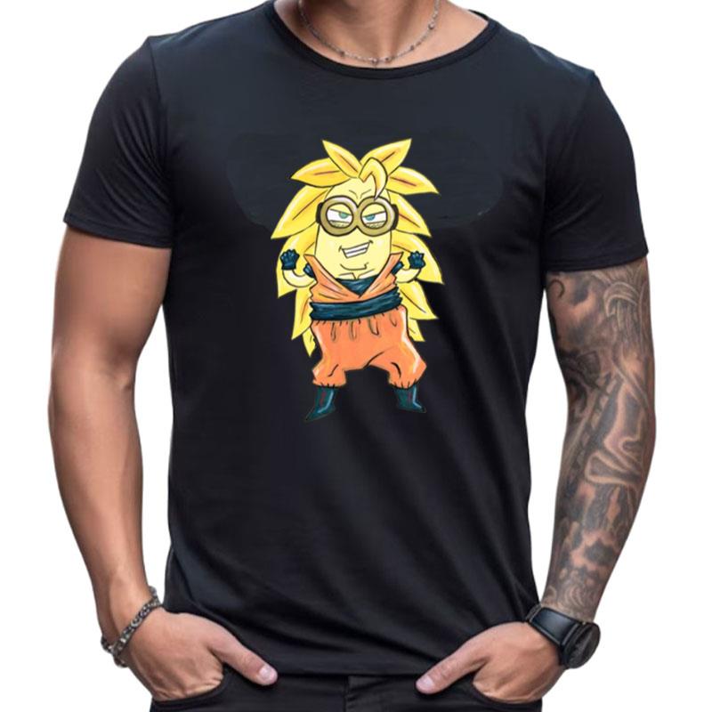 Minion Goku Costume Funny Dragon Ball Shirts For Women Men