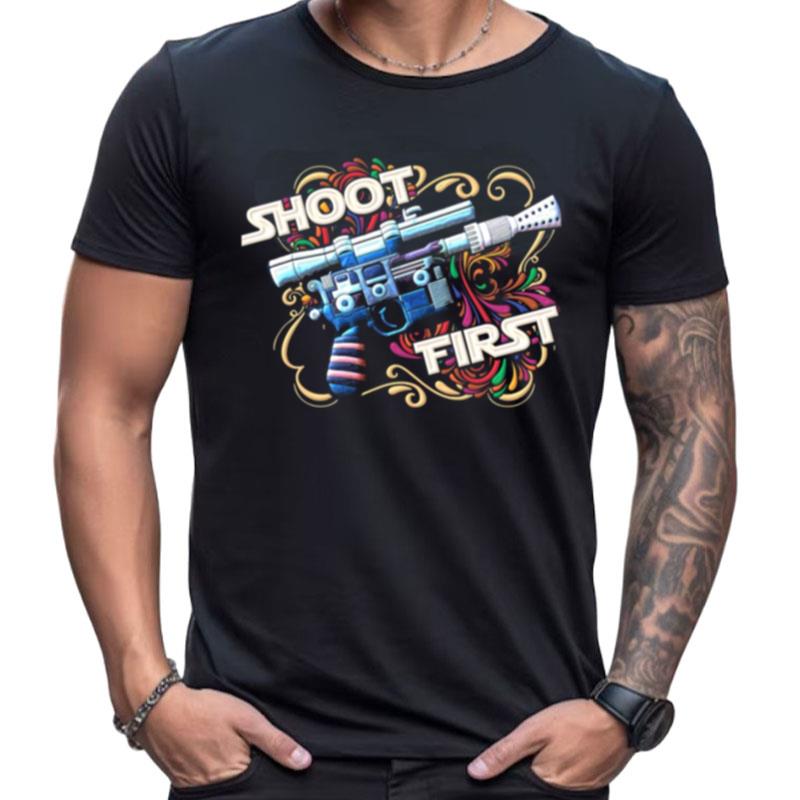 Old School Funny Man Cantina In Star Wars Mos Shoot Firs Shirts For Women Men