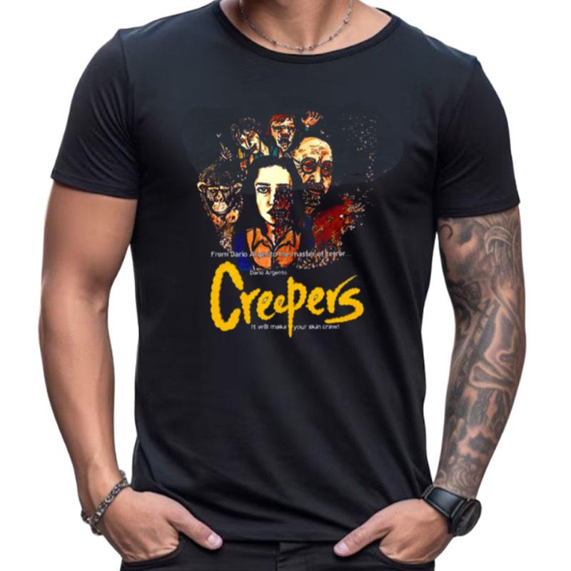 Phenomena Graphic Creepers Jennifer Connelly Shirts For Women Men