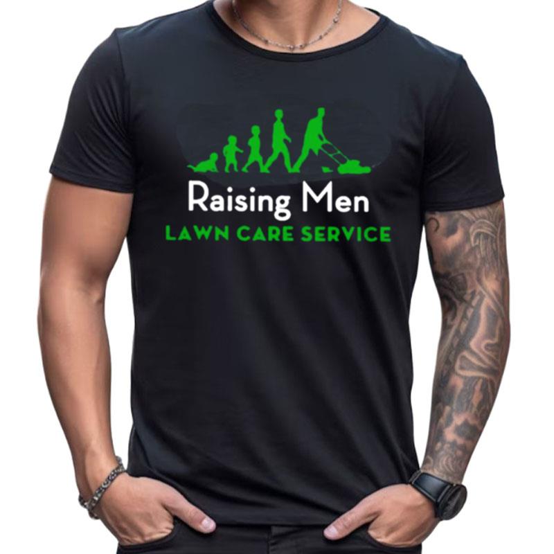 Raising Men Lawn Care Service Christmas Shirts For Women Men