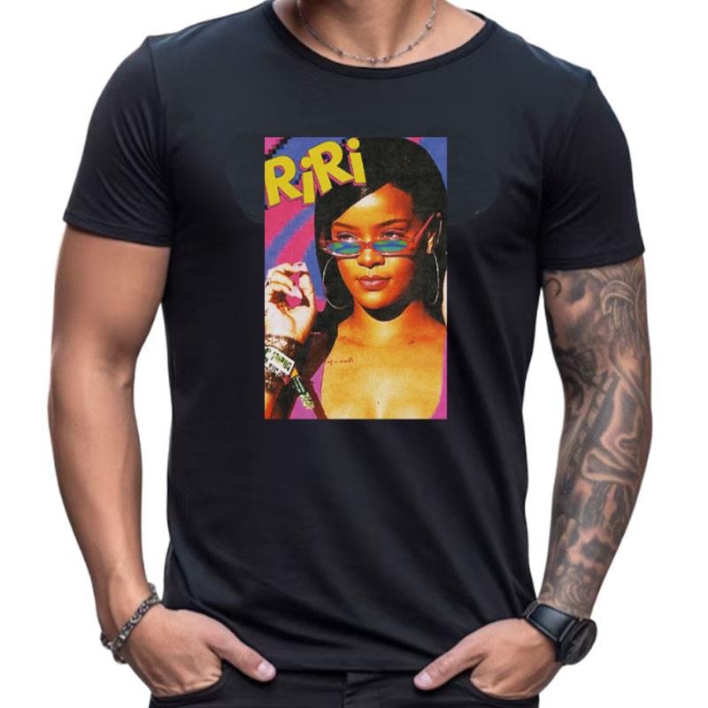 Riri Colored Graphic Rihanna Shirts For Women Men