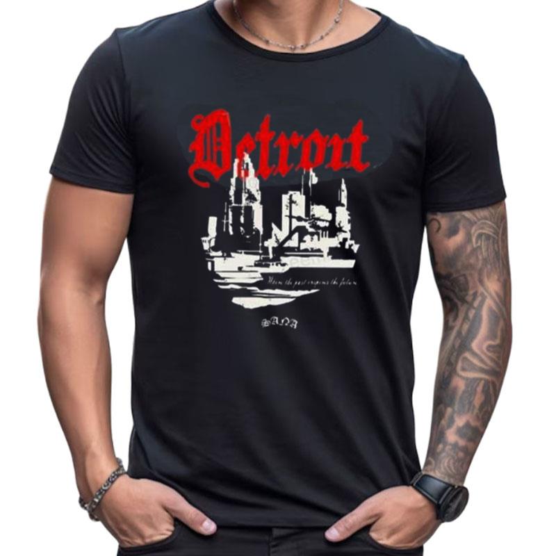 Sana Detroit Distressed 3D Detroi Shirts For Women Men