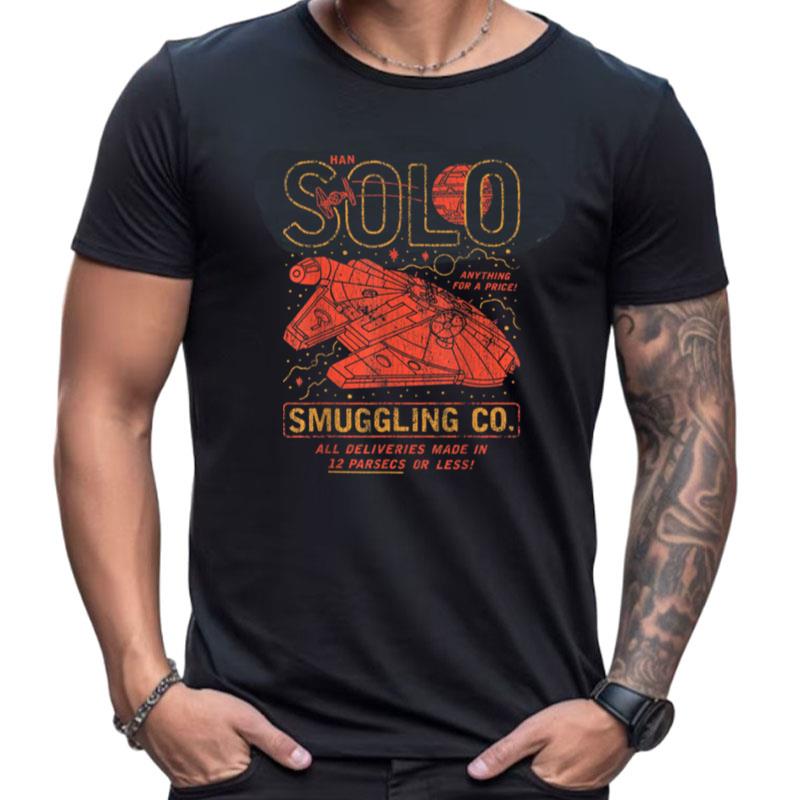 Star Wars Han Solo Smuggling Co. Poster Shirts For Women Men