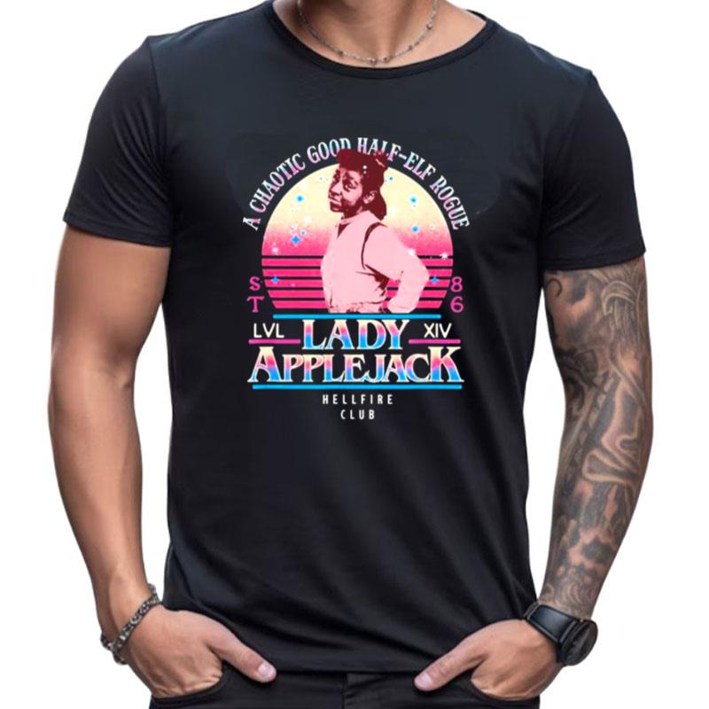 Stranger Things 4 Erica Lady Applejack Hellfire Club Poster Shirts For Women Men