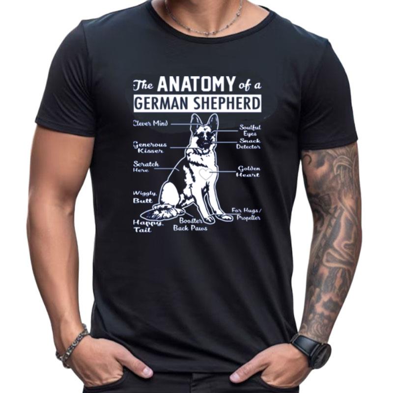 The Anatomy Of A German Shepherd Shirts For Women Men
