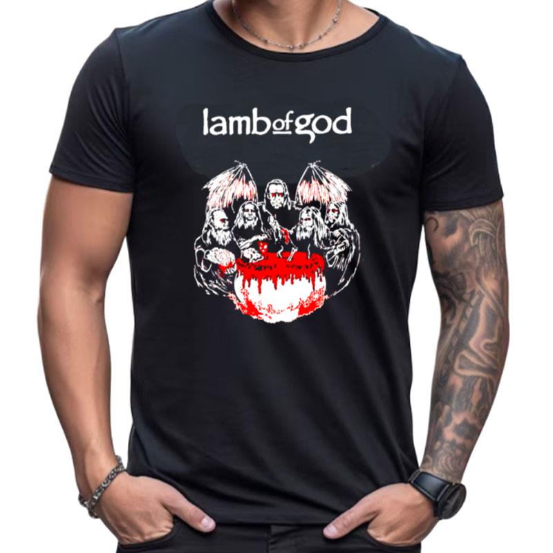 The Red Blood Table Lamb Of God Shirts For Women Men