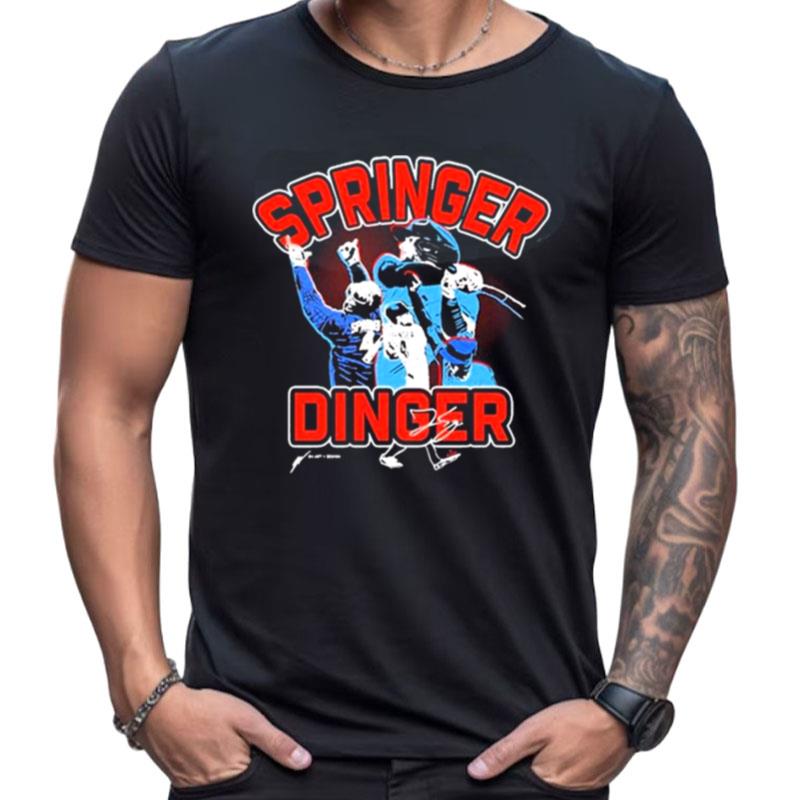 Toronto Blue Jays Celebrate George Springer Dingers Shirts For Women Men
