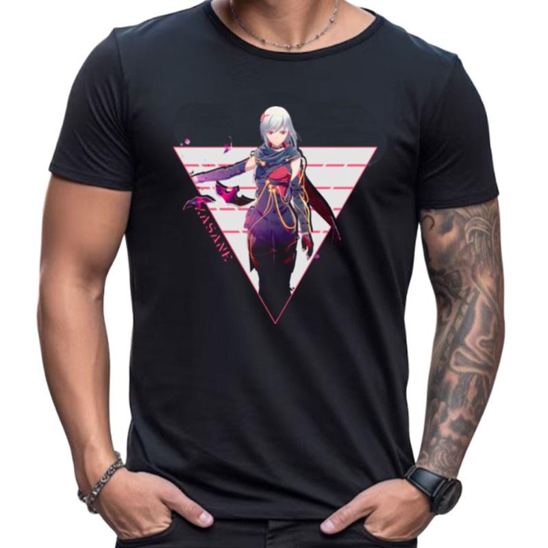 Tri Kasane Triangle Design Scarlet Nexus Shirts For Women Men
