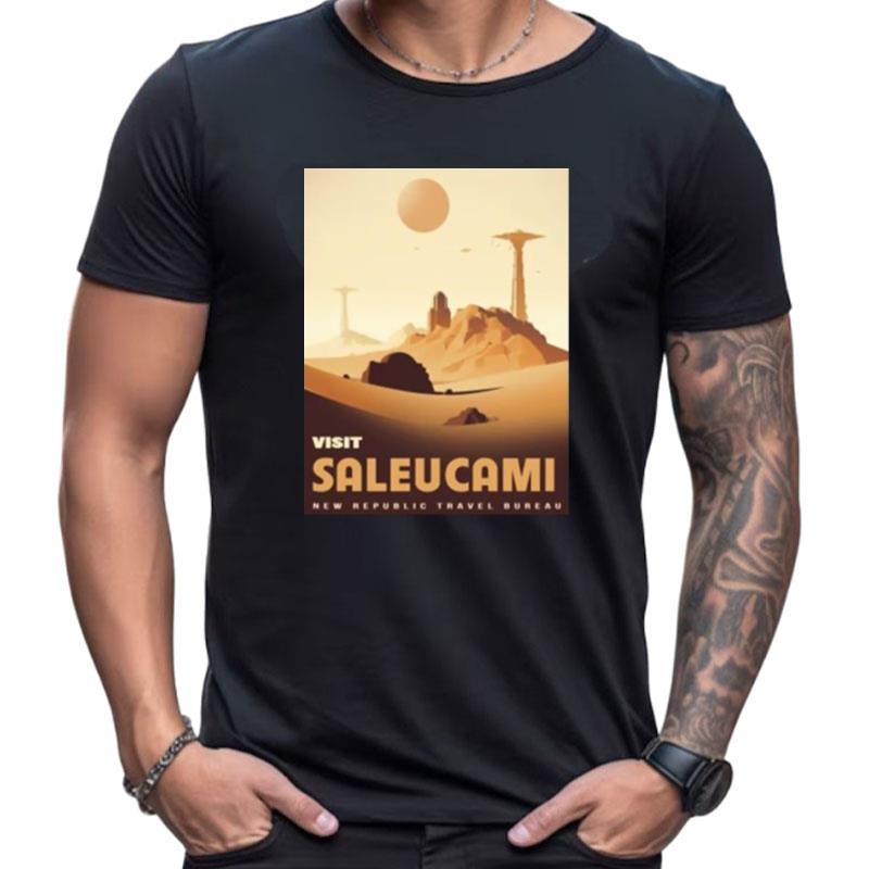 Visit Saleucami National Park Vintage New Republic Travel Bureau Shirts For Women Men