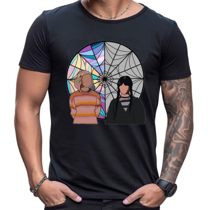 We're Friends Wednesday Addams And Enid Sinclair Shirts For Women Men