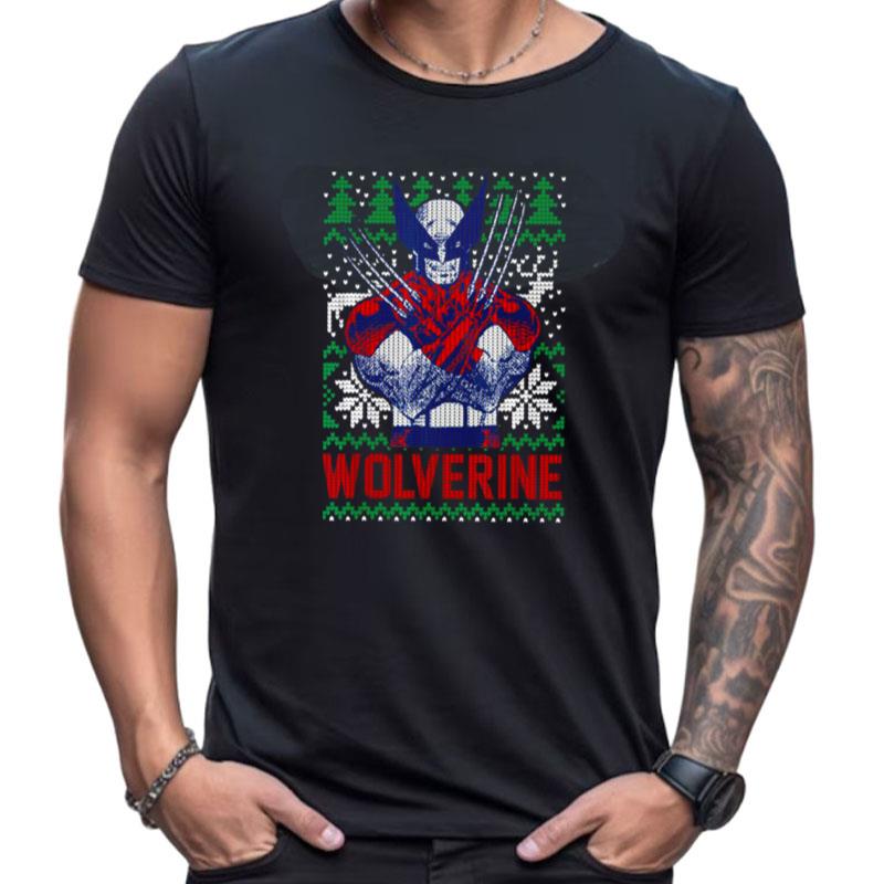 Wolverine Hugh Jackman Christmas Tree Ugly Shirts For Women Men
