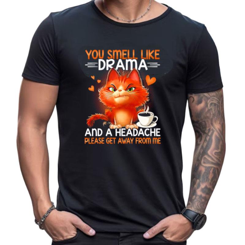 You Smell Like Drama And A Headache Please Get Away From Me Shirts For Women Men