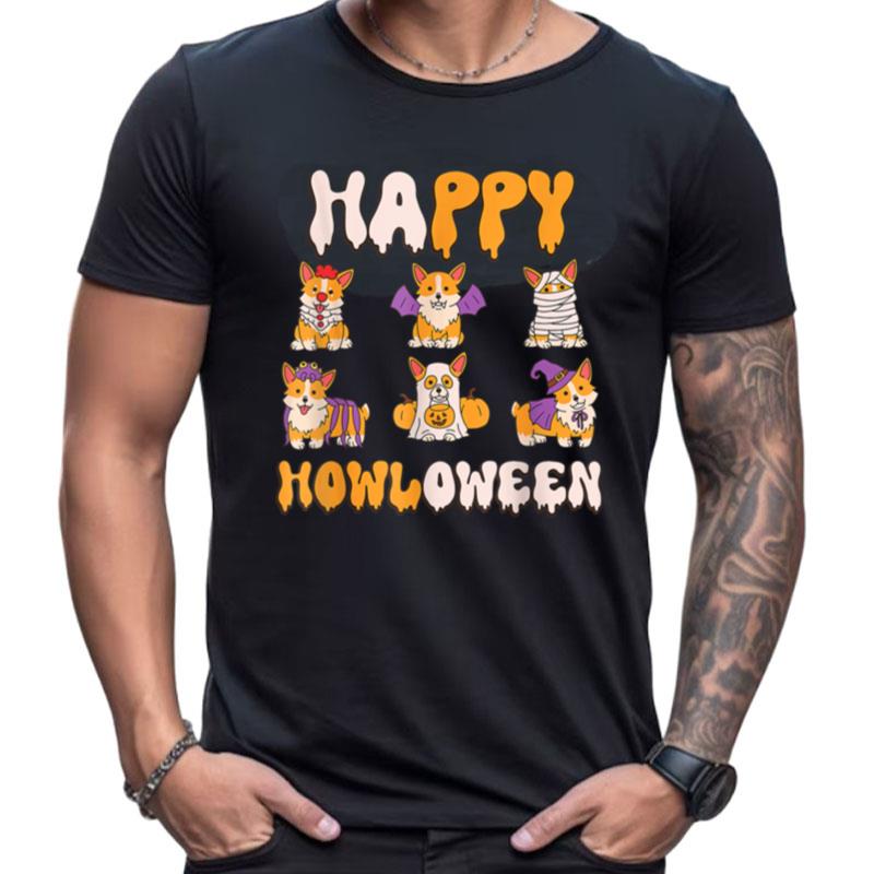 Corgis Dog Halloween Costume Happy Howloween Shirts For Women Men
