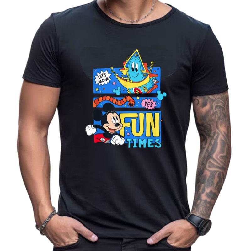 Disney Mickey Mouse Funhouse Fun Times Shirts For Women Men