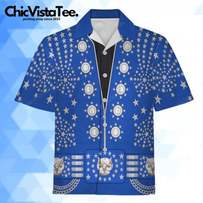 Elvis Owl Hawaiian Shirt