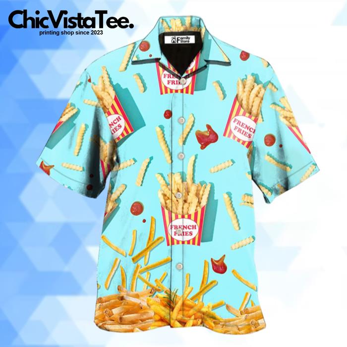 Food French Fries Basic Hawaiian Shirt