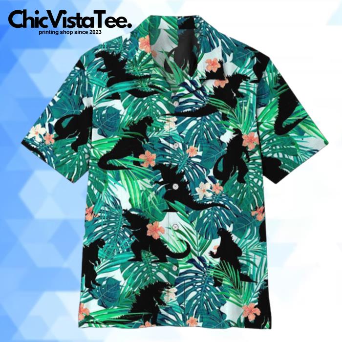 Godzillla Hawaiian Shirt